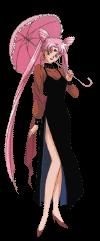 black lady - pacat ca devine rea - Sailor Chibita_Moon